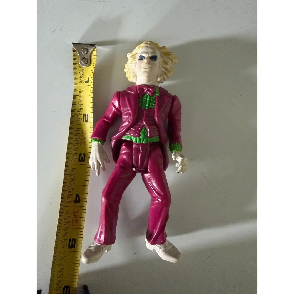 Vintage 1989 Kenner Beetlejuice Spinning Head Action Figure Purple Suit 5 inch